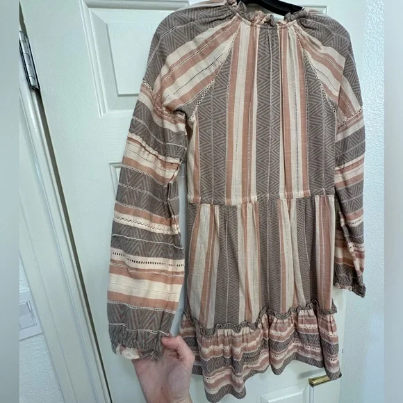 Veronica Beard Danica Printed Mini Cotton Dress - Picture 3 of 4